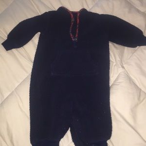Fuzzy onesie